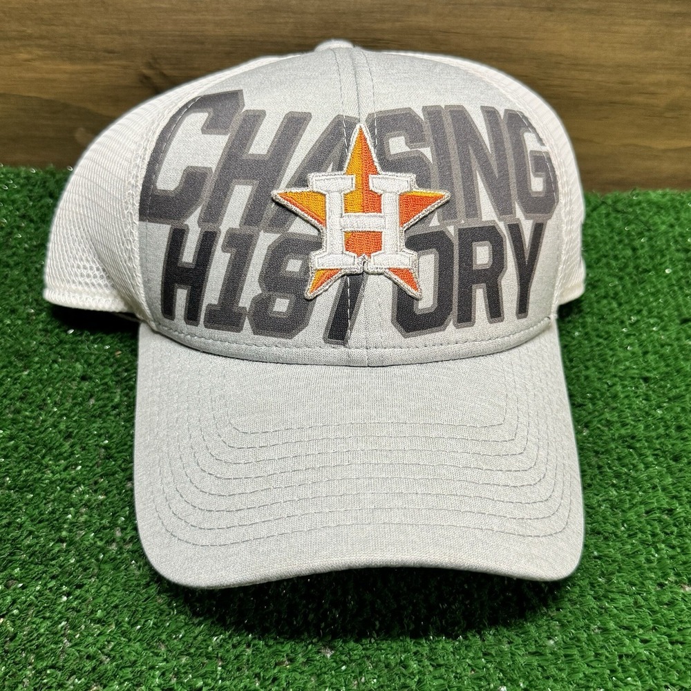 Houston Astros Chasing History New Era 2018 Playoffs MLB Hat snap Back 9Forty